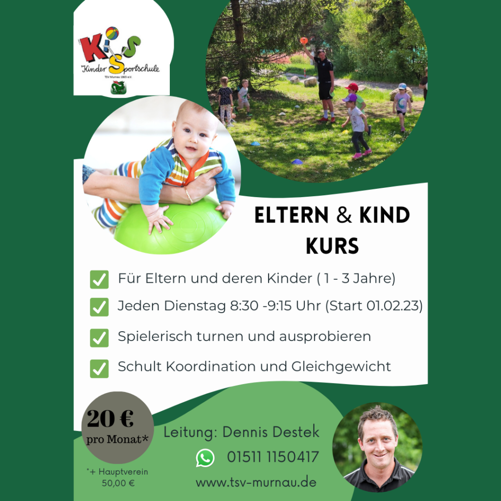 Eltern-Kind Kurs in Murnau für Kinder ab 1 Jahr